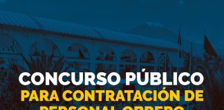Concurso Público para contratación de Personal Obrero