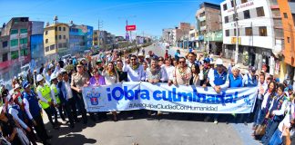 MUNICIPALIDAD DE AREQUIPA ENTREGÓ OBRA VIAL EN LA AV. ANDRÉS AVELINO CÁCERES CUMPLIENDO EL CRONOGRAMA ESTABLECIDO
