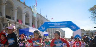 Más de 800 niños, niñas y adolescentes participaron en la II Minimaratón Ccorito de Oro