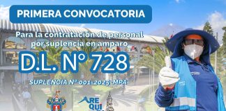 CONVOCATORIA PARA LA CONTRATACIÓN TEMPORAL DE PERSONAL POR SUPLENCIA