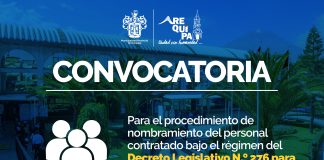 NOMBRAMIENTO DEL PERSONAL CONTRATADO BAJO EL RÉGIMEN DEL DECRETO LEGISLATIVO N° 276