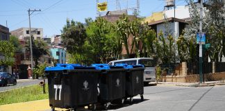 Municipalidad de Arequipa implementa contenedores extras por cierre de la calle Andrés Martínez
