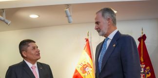 El rey de España, Felipe VI, recibió las llaves de la ciudad de Arequipa en su condición de Huésped Ilustre.