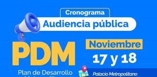 Plan de Desarrollo Metropolitano PDM