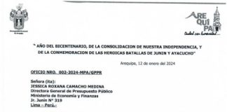 Municipio de Arequipa dispone de S/ 98 millones para ejecutar Obras por Impuestos