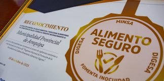 DIGESA reconoce a la Municipalidad Provincial de Arequipa por liderar la vigilancia sanitaria a nivel nacional