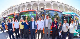 MPA presenta 20 nuevos buses para el Sistema Integrado de Transporte
