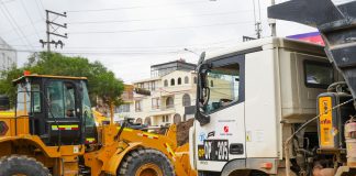 80% DE AVANCE EN TRABAJOS DE NUEVO ENCAUZAMIENTO DE TORRENTERA EL CHULLO