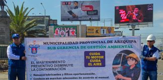 MUNICIPALIDAD DE AREQUIPA SENSIBILIZA A 250 CONDUCTORES SOBRE EL CONTROL DE RUIDO EN EL CERCADO