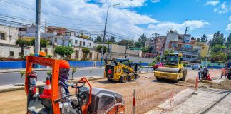 Obras en la avenida Juan de la Torre superan el 80 % de avance