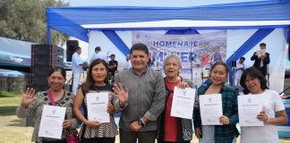 MUNICIPIO PROVINCIAL DE AREQUIPA AGASAJÓ A MUJERES REPRESENTANTES DE LAS ORGANIZACIONES SOCIALES DE BASE EN EL PALACIO METROPOLITANO
