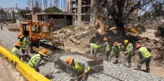 Ferrocarril Trasandino restablece rieles del tren en Flora Tristán y apoya labores de recuperación
