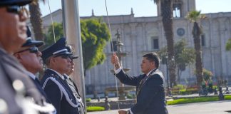 La Municipalidad Provincial de Arequipa participó en la ceremonia protocolar por el 37. ° aniversario del Gobierno Regional de Arequipa