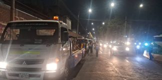 MUNICIPALIDAD DE AREQUIPA INTERNA 15 VEHÍCULOS EN EL DEPÓSITO MUNICIPAL TRAS CONTUNDENTE OPERATIVO EN EL PUENTE SAN MARTÍN