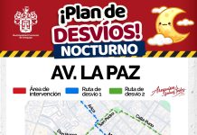 ATENCIÓN CONDUCTORES: CERRARÁN LA CALLE LA PAZ DESDE ESTA NOCHE POR OBRAS VIALES