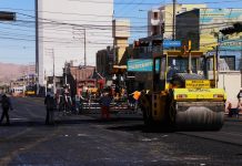 ASFALTADO DE LA AVENIDA INDEPENDENCIA SUPERA EL 75 % DE AVANCE