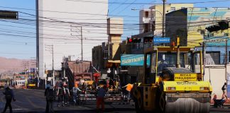ASFALTADO DE LA AVENIDA INDEPENDENCIA SUPERA EL 75 % DE AVANCE