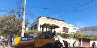 CULMINAN ASFALTADO DE LA CALLE MELGAR