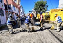MUNICIPALIDAD DE AREQUIPA CONTINÚA CON TRABAJOS DE PARCHADO EN VÍAS DEL CERCADO