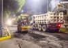REALIZAN TRABAJOS NOCTURNOS PARA ACELERAR ASFALTADO EN MELGAR, LA PAZ Y SANTA ROSA