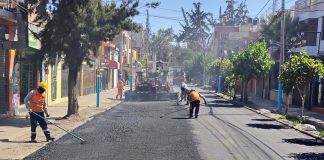 ASFALTADO DE LAS CALLES MARÍA NIEVES Y RICARDO PALMA AVANZA CON PREMURA PARA PERMITIR PASO DE UNIDADES VEHICULARES