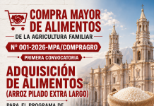 COMPRA MAYOR DE ALIMENTOS DE LA AGRICULTURA FAMILIAR N.° 001-2026-MPA/COMPRAGRO